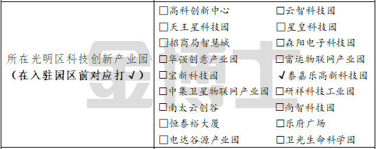 光明區入駐科技創新產業園科技企業租金補貼(圖1) image.png